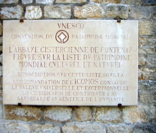 The UNESCO sign